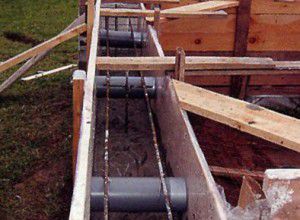 Coffrage de ventilation de fondation