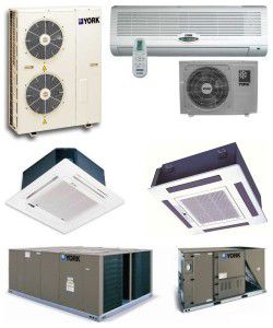 Climatiseurs de toit et centraux York (York) et instructions pour eux