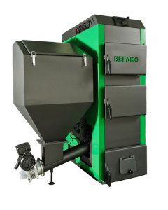 La grande trémie de la chaudière de chauffage automatisée assure une combustion à long terme du charbon