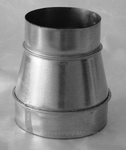 Transition ronde pour la ventilation