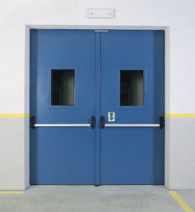 portes coupe-feu à double vitrage