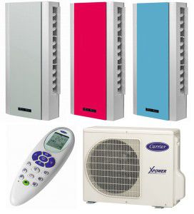 blocs verticaux du système split mural CARRIER