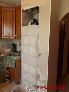 restauration du conduit de ventilation