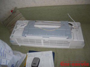 unité intérieure démontée du système split