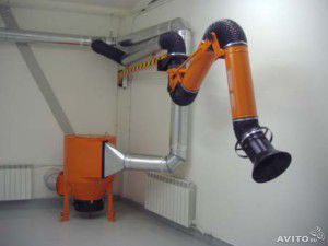 équipement pour échappement local