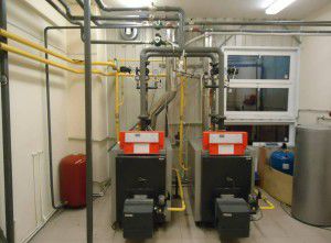 Chaufferie d'un immeuble