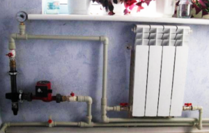 Chaudière ionique installée dans la pièce