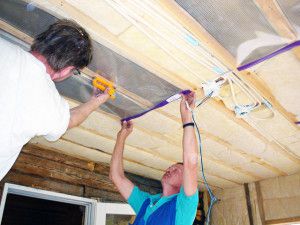 Installation de film IR