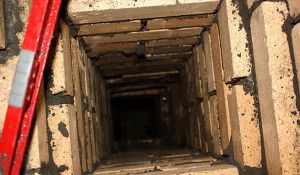 conduit d'évacuation en maçonnerie