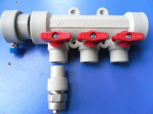 Collecteur de distribution en plastique