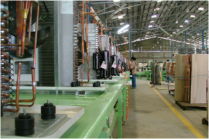 Ligne de montage électrique à courant alternatif