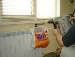 installation de la vanne d'alimentation par un spécialiste