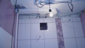 Conduit d'air, avant d'installer le ventilateur