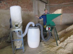 Aspiration monobloc dans l'atelier de menuiserie